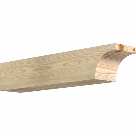 Ekena Millwork Huntington Rough Sawn Rafter Tail, Douglas Fir, 6"W x 6"H x 32"L RFT06X06X32HUN00RDF